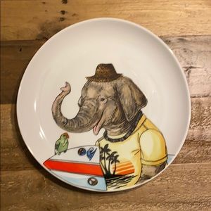 West Elm Dapper Animal Plate Elephant